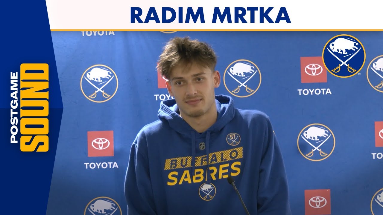 "It's Been A Dream" | Radim Mrtka After First Game During Prospects Challenge | Buffalo Sabres