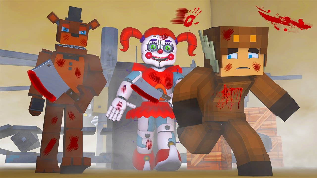 unspeakablegaming fortnite Minecraft Murder - FNAF SISTER LOCATION BABY KILLER! (Minecraft Roleplay) #2