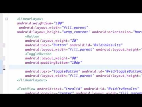 Android Application Development Tutorial   24   XML Padding and Setting Toggle to On   YouTube