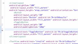 Android Application Development Tutorial   24   XML Padding and Setting Toggle to On   YouTube