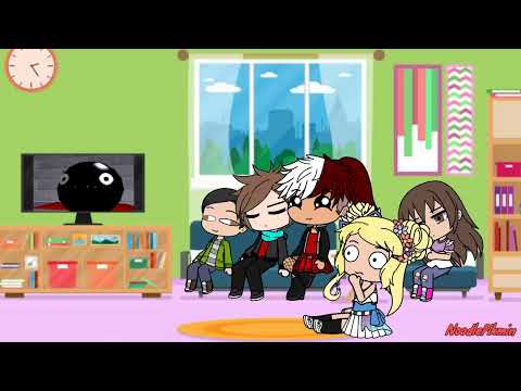 Nace and Friends reacts to Who Let the Chomp Out (Gacha Club)