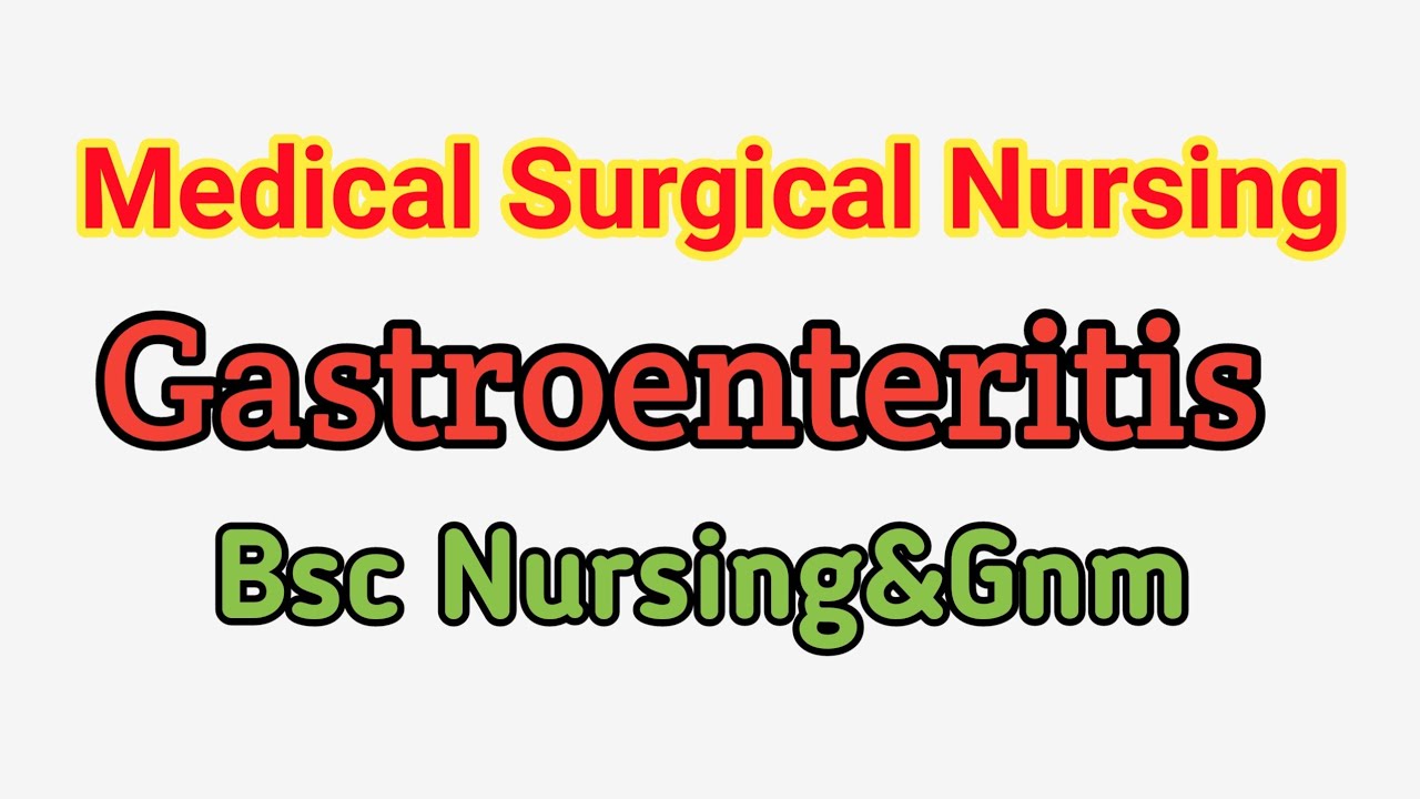 Gastroenterities|Digestive System|GIT|Medical Surgical Nursing|Stomach Flu|पेट की गंभीर बीमारी|
