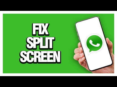 How To Fix And Solve Whatsapp App Split Screen | Final Solution