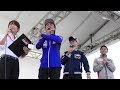 脇阪寿一、坂東正敬監督、伊藤大輔 + 向かいのYOKOHAMAブーストークショー スーパーGT 最終戦ツインリンクもてぎ 2018.11.10