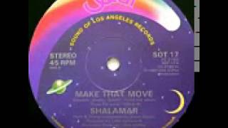 Shalamar   Make That Move Original 12'' Version