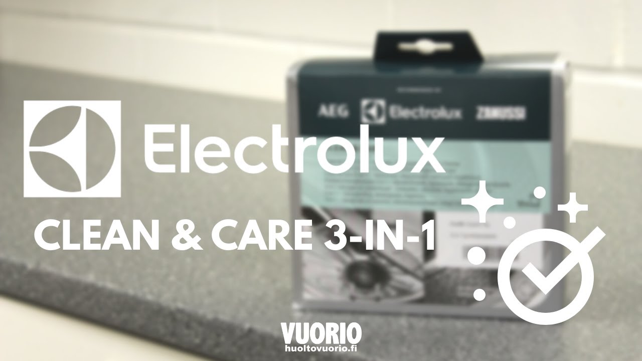 Electrolux Clean & Care ohjevideo YouTube