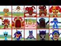 SIZE COMPARISON SHIN SANIC TAPES VS SPRUNKI DOGDAY POPPY PLAYTIME 5 IN GARRY'S MOD!