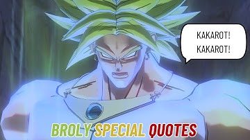 Broly Special Character Interactions-DRAGONBALL XENOVERSE 2
