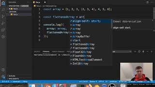 Javascript WTF question - The array method flat and how to use it
