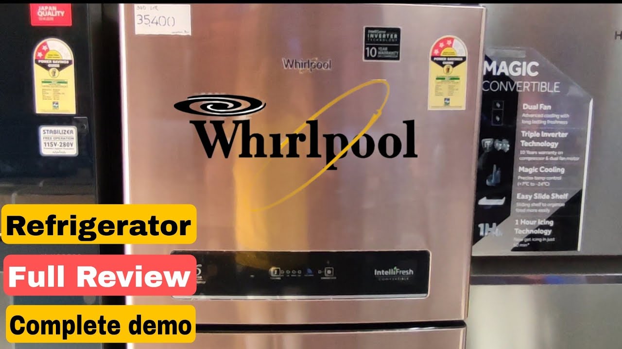 Whirlpool refrigerator 340ltr FF 2D 355 Full demo and review (new