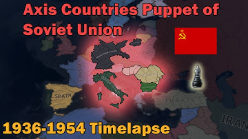 What If Axis countries were puppets of Soviet Union? | Hoi4 Timelapse