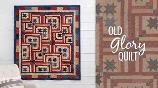 EASY Quilt Tutorial - Old Glory Patriotic Scrap Quilt