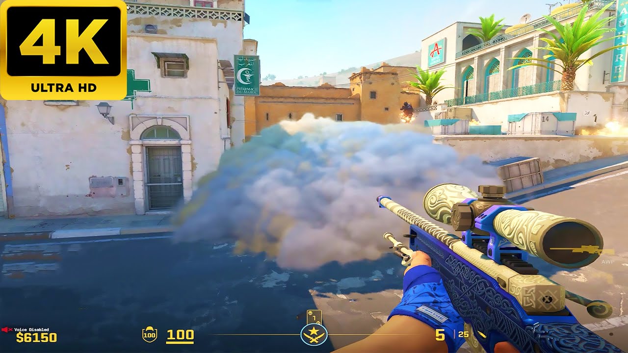 Counter Strike 2 -  Dust 2 - Full Gameplay (No Commentary)