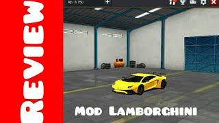 Mod Lamborghini Di Game Bussid||Mantap screenshot 5