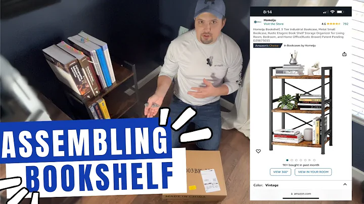 How to Assemble an Amazon Bookshelf Without Power Tools