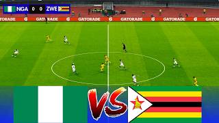 🔴 Nigeria vs Zimbabwe | International Friendly 2026 | Full Match | PES 2021 Simulation