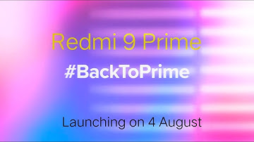 Redmi 9 Prime  | Launching on 4th August | #BackToPrime | Trailer Commercial Official Video