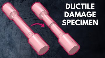 Design of Cylindrical Specimen for simulating DUCTILE DAMAGE