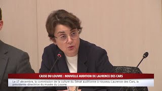 "Nous avons agi concrètement pour renforcer la sécurité du Louvre", défend Laurence des Cars