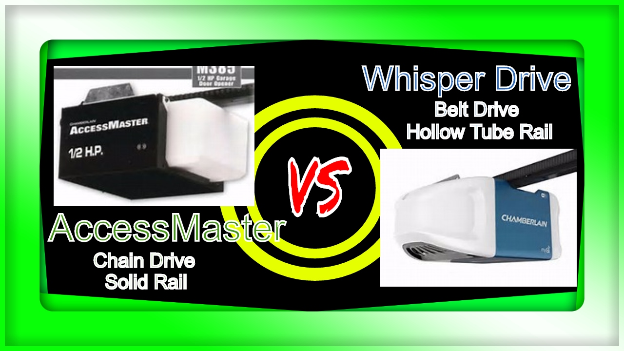 Garage Door Opener Face Off Access Master Chain Drive