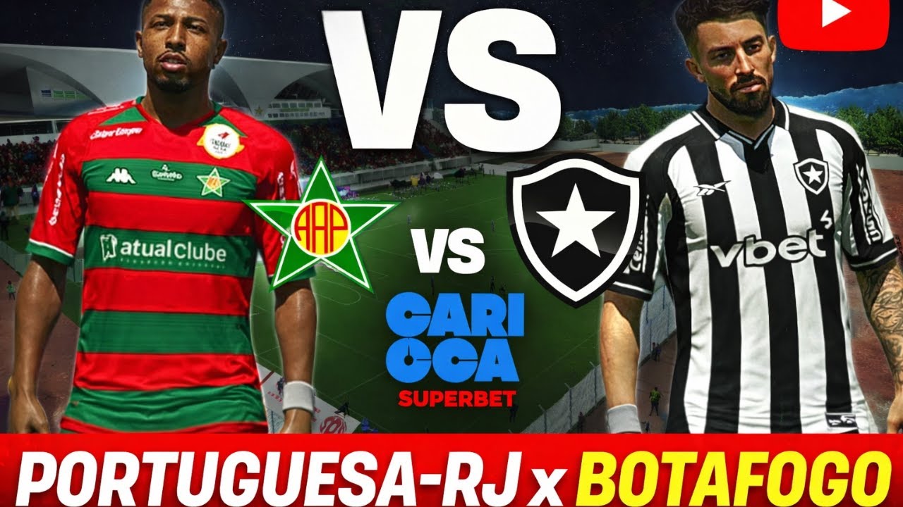 PORTUGUESA X BOTAFOGO | CARIOCA 2026 SIMULAÇÃO | FIFA FRIENDES V8!