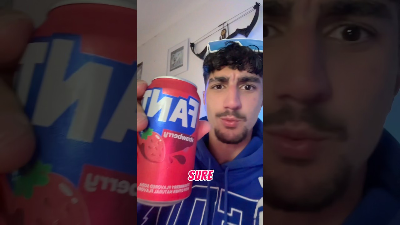 Strawberry Fanta Drink 