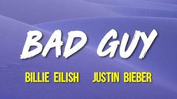 Thumbnail of Billie Eilish & Justin Bieber – ​bad guy (Remix) (Lyrics)