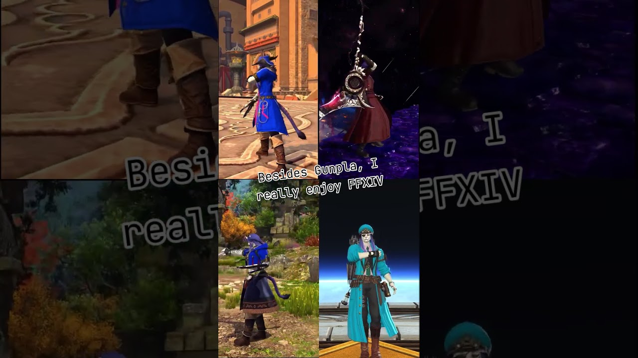 Besides Gunpla, FFXIV is one of my favorites. 