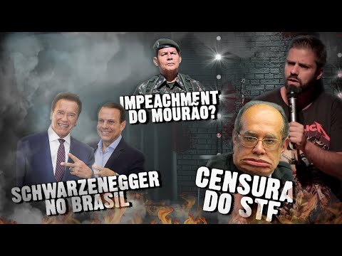Fábio Rabin - CENSURA do STF / Danilo Gentili / Schwarzenegger no Brasil / Impeachment do Mourão?