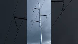 245000 volt transmission line monopole design. Compact right away.