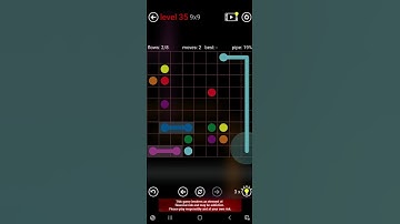 Flow Free 9x9 Level 35 #flowfree #level35 #8x8 #6x6 #7x7 #8x8 #mania #9x9 #10x10