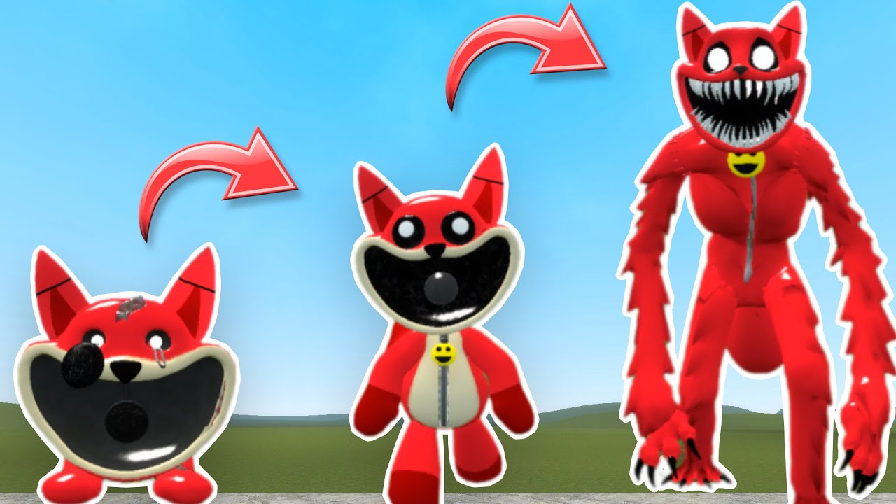 EVOLUTION OF NEW FUNFOX FORGOTTEN SMILING CRITTERS POPPY PLAYTIME ...