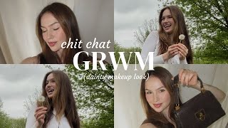 chit chat grwm | dainty makeup & outfit for spring/summer