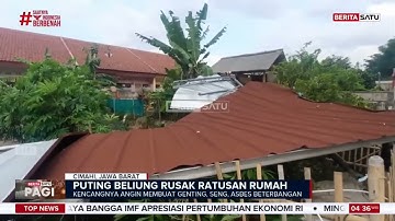 Puluhan Rumah di Cimahi Porak-Poranda Dihantam Puting Beliung #Beritasatu