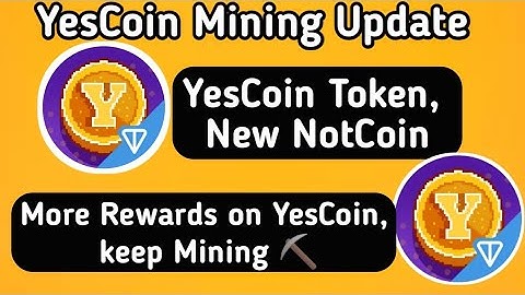 New Crypto Mining App 2024 | Next NotCoin Mining App | YesCoin Mining Bot #airdrop #yescoin