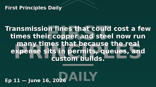 Transmission lines that could cost a few times their copper and steel now run many times that bec...