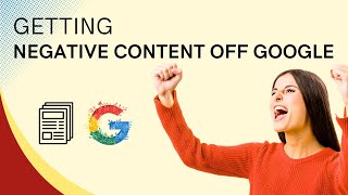 How to de-list negative content from google