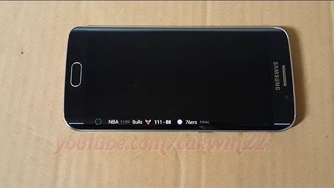 Android : How to add or remove Yahoo Sport in edge screen Samsung Galaxy S6 Edge