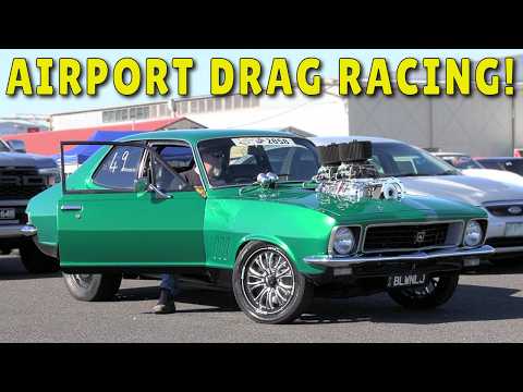 Ballarat Drag Racing at the Airport!