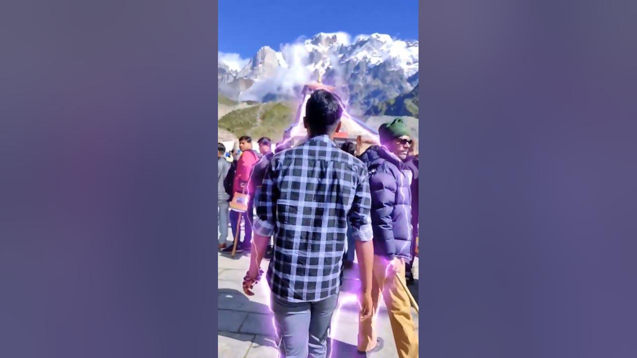My Dream Destination Kedarnath Swarg🛕🧡#shorts #kedarnath #temple #