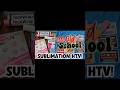 Sublimation on Sublimation HTV! #sublimationtutorial #sublimationprinter #teckwrapvinyl