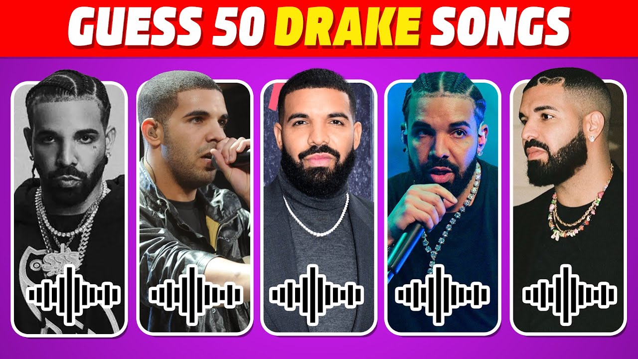 Guess 50 Drake songs | Guess the song quiz | Drake Songs Quiz 2025 | What did i miss included Iceman