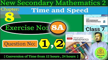 Exercise 8A Question No:1 and 2 APS #maths  7th Class || New Secondary Mathematics 2