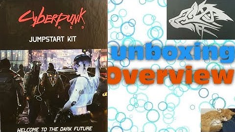🤖 Unboxing & overview for Cyberpunk Red Jumpstart kit from R.Talsorian Games
