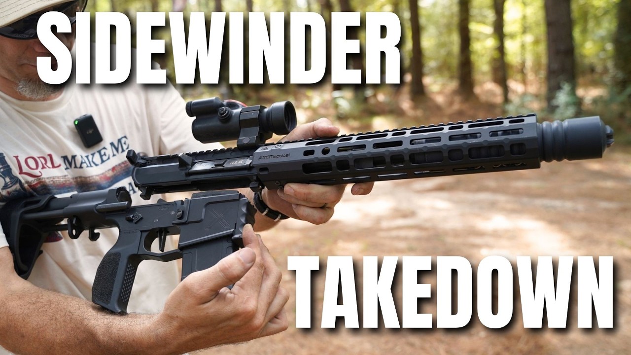 Testing the X-Ordnance X1-15 Sidewinder.  This AR15 features a rapid slide lever that allows for quick takedown and deployment, or use for fast caliber swaps!  Here I test the X1-15 Sidewinder in 300 Blackout as well as their 9" .22LR upperAll links and info: https://chirp.me/topshot
Ear pro:  https://goaxil.com/TOPSHOT
*Some of these are affiliate links, thank you for supporting the channelBeat the censorship by signing up for emails at http://topshotdustin.comBig thanks to the Patrons!  You guys ROCK! https://www.patreon.com/topshotdustinhttp://topshotdustin.com
http://facebook.com/topshotdustin
http://instagram.com/topshotdustin
#topshotdustinThis test is for educational purposes and is specifically filmed and produced in accordance with YouTube's community guidelines. Dustin is a certified, licensed, and insured firearms instructor.  Everything was filmed on an OFFICIAL GUN RANGE and closed range with all the proper safety precautions.  Do not attempt to duplicate anything yourself.
