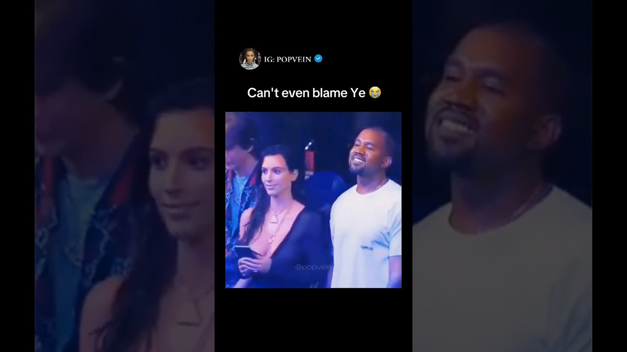can't even blame Kanye West 😭