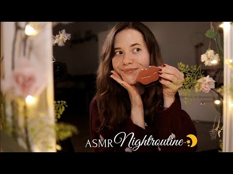 ASMR Meine Tingly ✨NIGHTROUTINE + kleines Lifeupdate 🌙 | ASMR Whispers in German/Deutsch