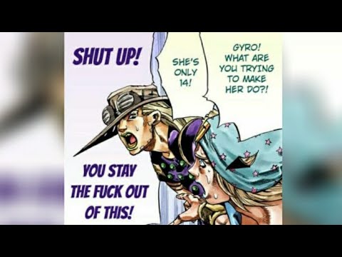 Jojo manga panels out of context