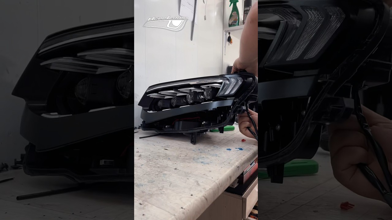 geely tugela 2023 - установка BiLED линз