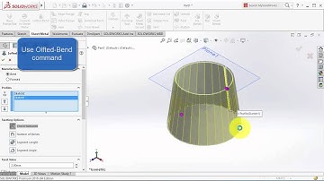 Loft-Bend Command - Solidworks 2016